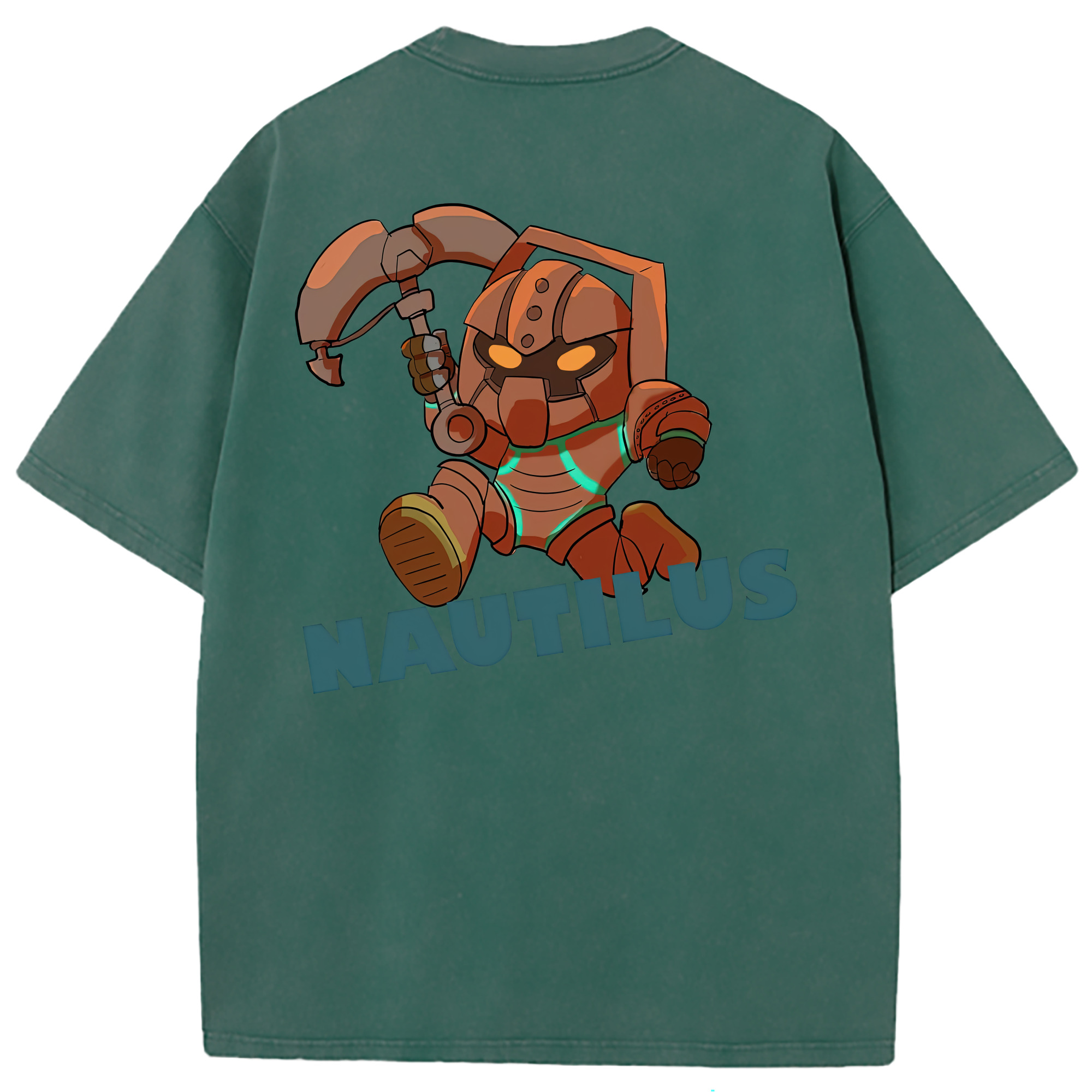 （画像用） リーグ・オブ・レジェンド League of Legends LOL 綿100% ヴィンテージ風 半袖Tシャツ（背面プリント）